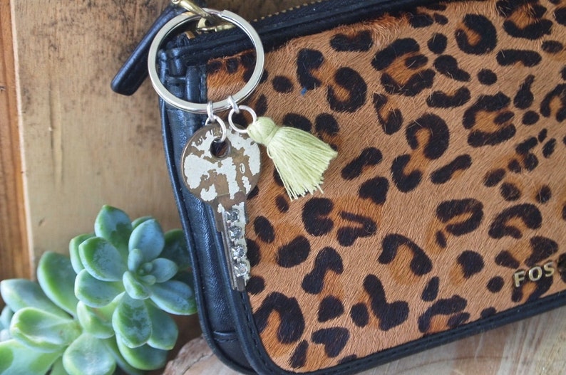 Repurposed Tassel Keychain