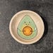 Avocado Bowl, Small Ceramic Ramekin - Handmade Ceramic Ring Dish, Trinket Dish, Soy Sauce Server, Cute Avocado Pottery, Useful Tiny Bowl