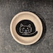 Handmade Black Cat Bowl - Small Ceramic Trinket Dish for Jewelry, Keys, or Sauces- Cute Farm Decor, Handmade Ceramic Ramekin Bowl