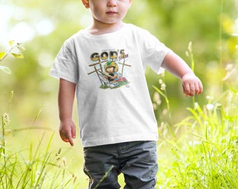 God's little masterpiece Christian T-shirt for children