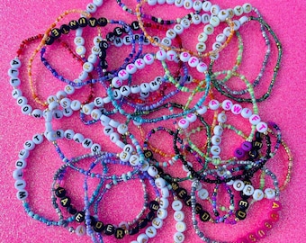 Braccialetti dell'amicizia Eras Tour - Mystery Grab Bag - Braccialetti di perline di semi personalizzati - Braccialetti dell'amicizia Taylor