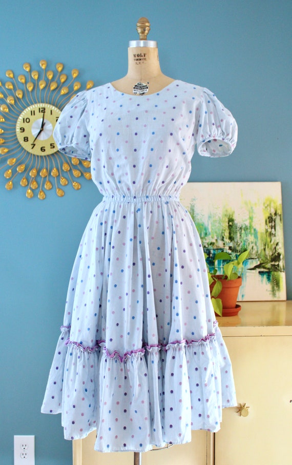 Vintage 1970s does 1950s Dress // 70s does 50s ci… - image 4