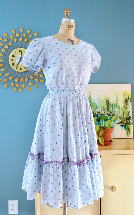 Vintage 1970s does 1950s Dress // 70s does 50s ci… - image 3