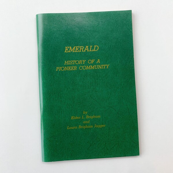 Vintage Book - Emerald, History of a Pioneer Community by Brigham Chippewa Township Michigan MI History American Midwest Memoir Descendants