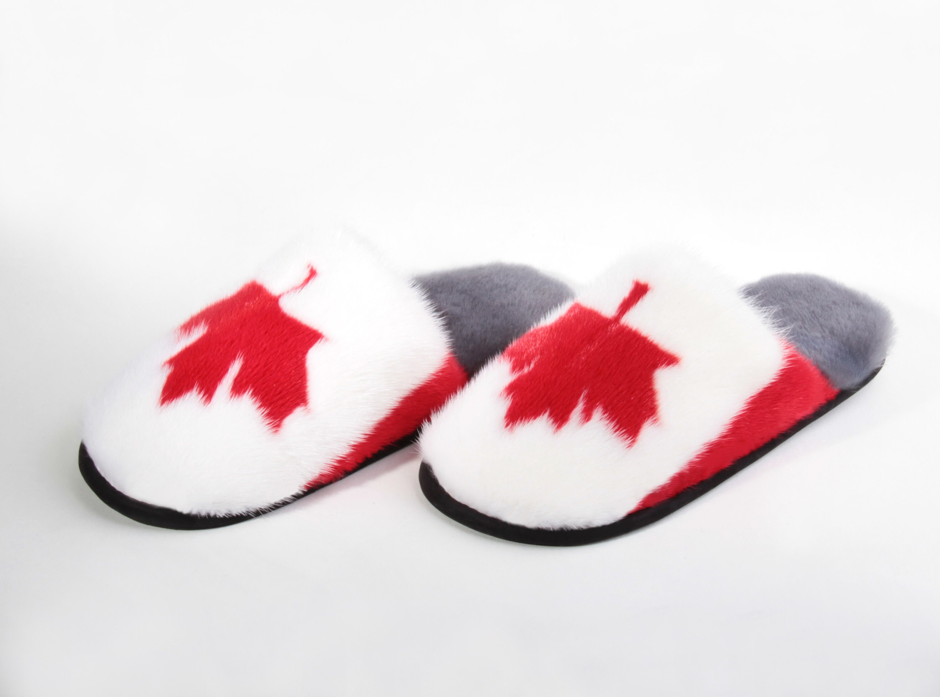 Slippers Women Canadian Flag Real Fur Natural Mink Indoor & Etsy