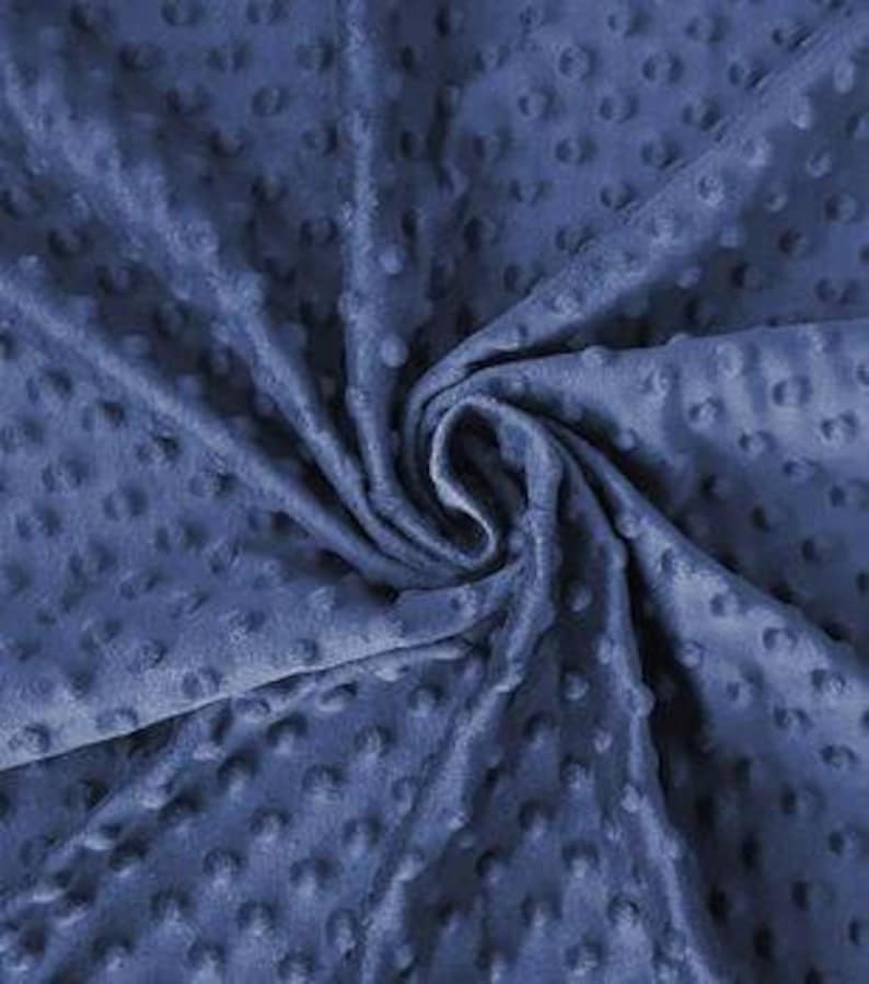 Floral and Navy Baby Blanket With Soft Minky Fabric Nursery Etsy