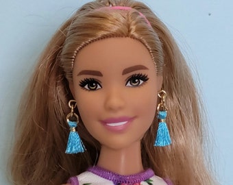 Doll Gold Earrings Etsy