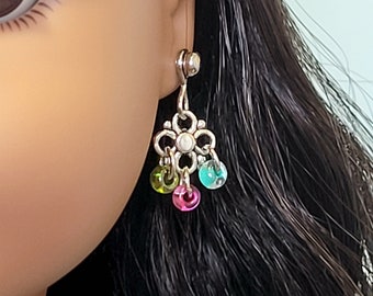 Kavi Inspired Meet Earrings for American Girl GOTY 2023 Kavi Sharma and other 18 Inch Dolls