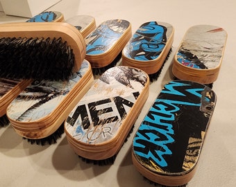 Skateboard Beard Brush - Boar Bristle Brush