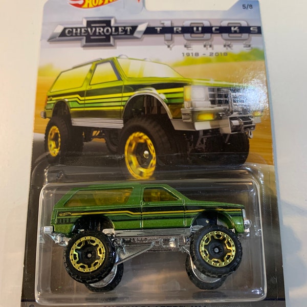 Hot Wheels Chevy Blazer 4x4 Chevrolet 100 Years Trucks