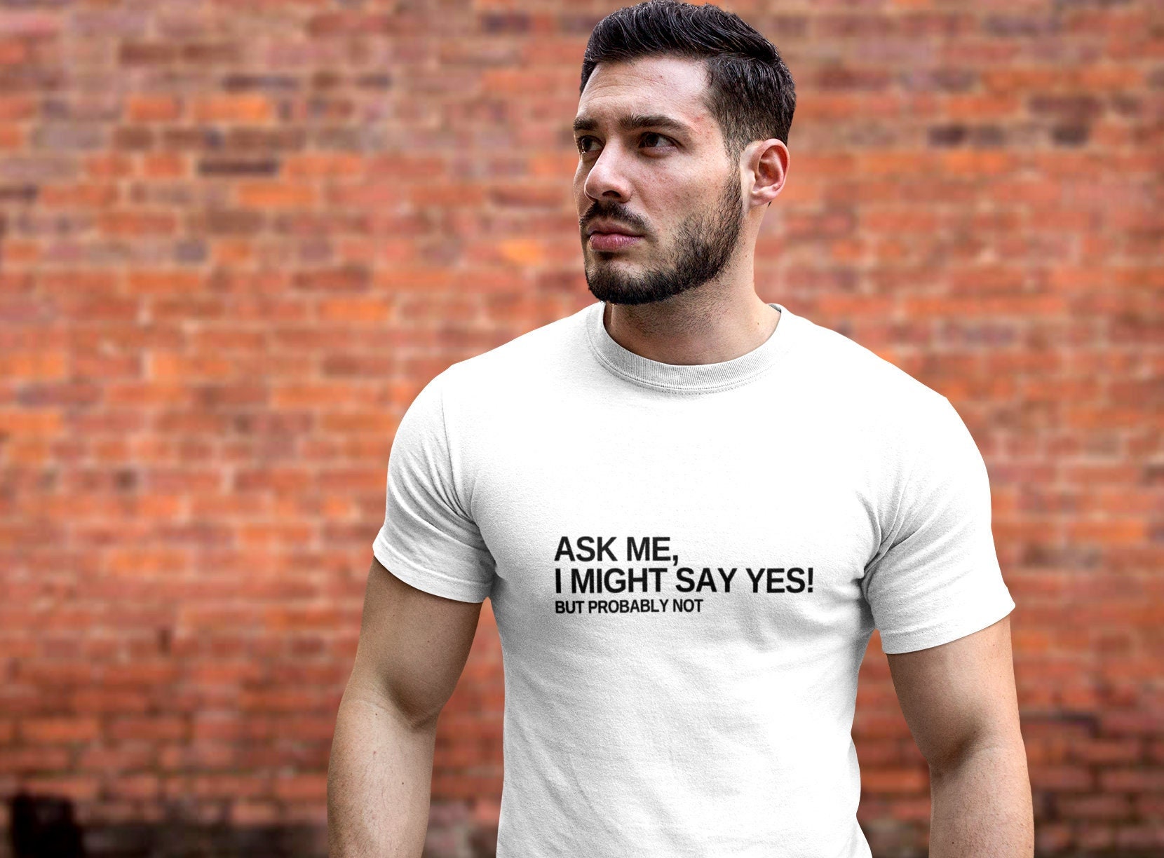 ASK ME I MIGHT Tshirt Gay Tshirt Queer Tshirt Lgbt Tshirt - Etsy
