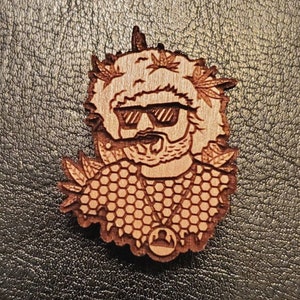 Wooden Hat Pin - LaLaLand Art Collaboration