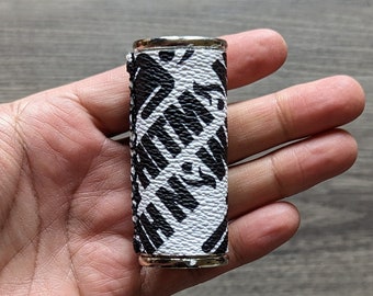 Vegan Leather Hitman Glass Lighter Holder