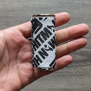 Vegan Leather Hitman Glass Lighter Holder