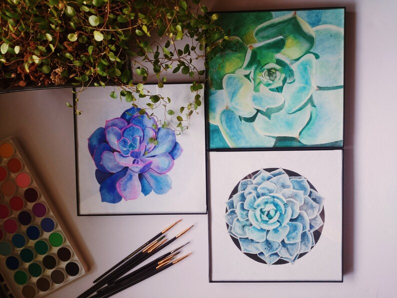 Vinyl Laptop Stickers Die Cut Stickers Plant Stickers Succulent Stickers Planner Scrapbooking Supplies Succulents Waterproof Stickers