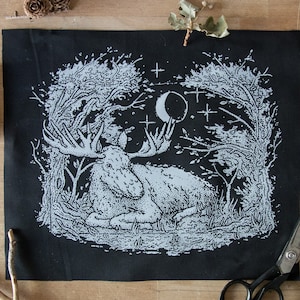 Moose at Night Backpatch