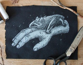 Bat On Back Of Hand Patch