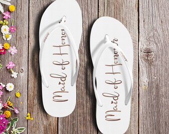 maid of honor flip flops