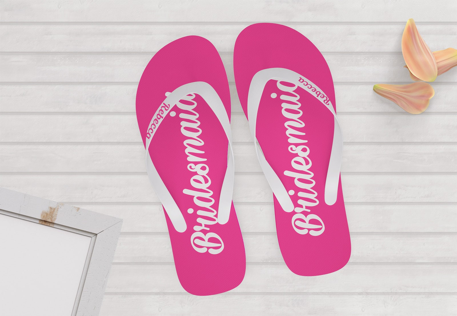 bridesmaid flip flops