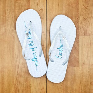 mother of the bride flip flops