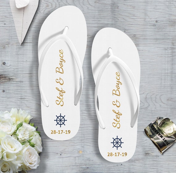 cheap personalised flip flops