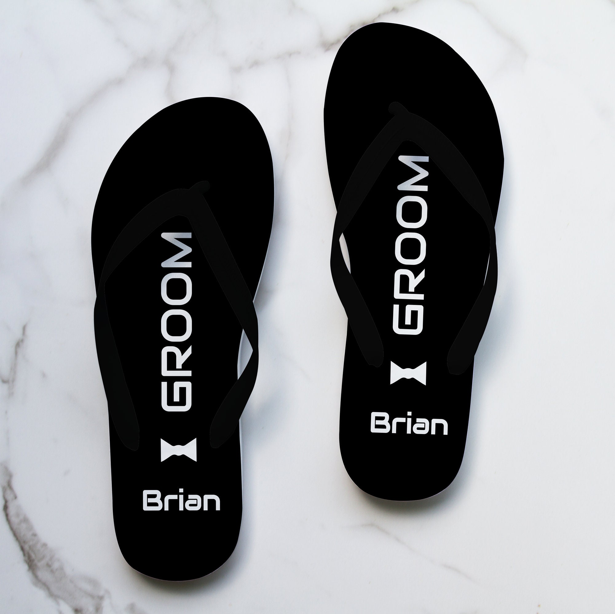 Groom s Custom Flip Flops Groom Gifts Groom Favours Grooms Party Stag Party Team Groom Groom Squad Flip Flops Etsy Canada