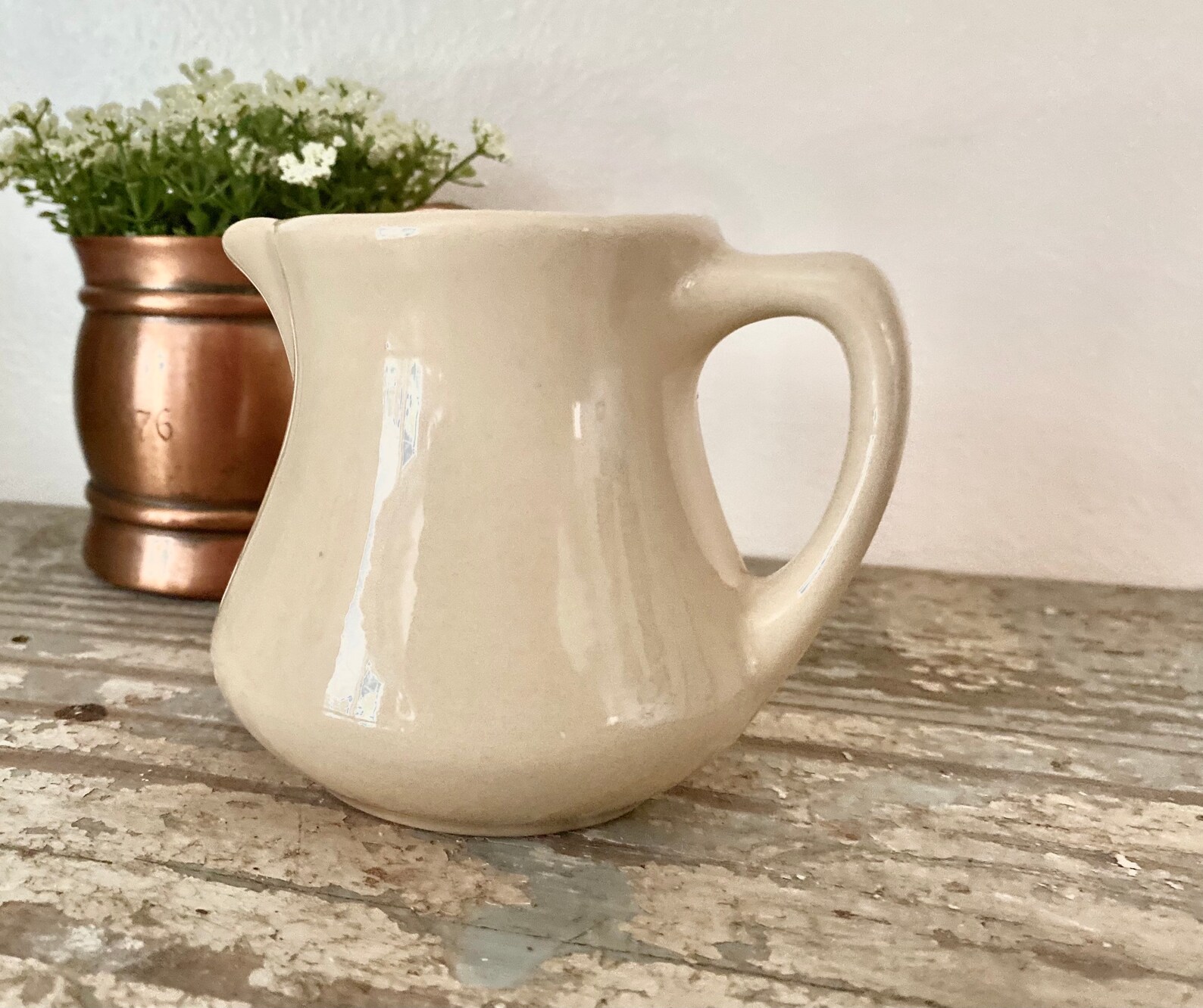 Vintage Restaurant ware creamer ceramic creamer Etsy