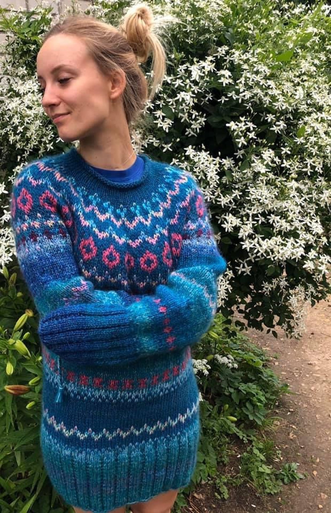 Handmade Icelandic style sweater made from best quality Sheep | Etsy