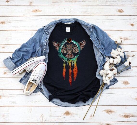Dream Catcher Owl T-Shirt Dream Catcher Owl T-Shirt