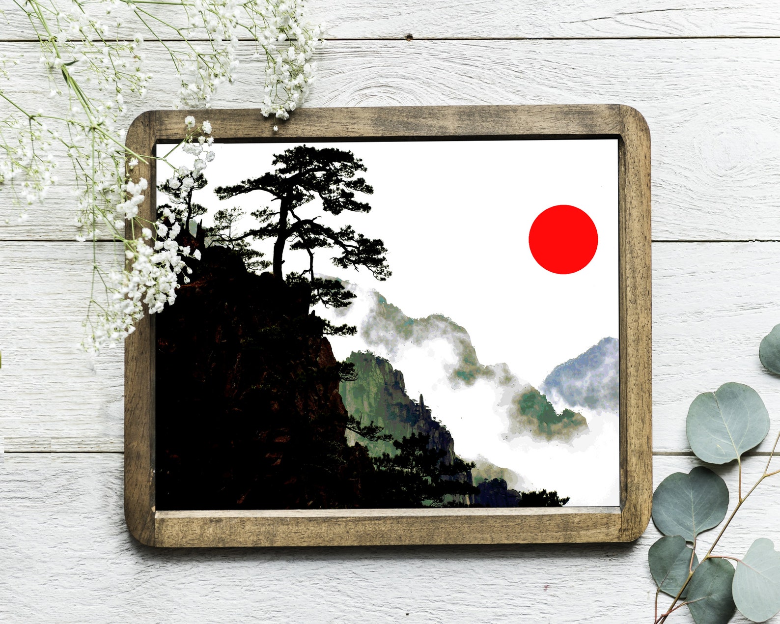 Japanese Wall Art Asian Home Decor Chinese Prints Oriental Etsy