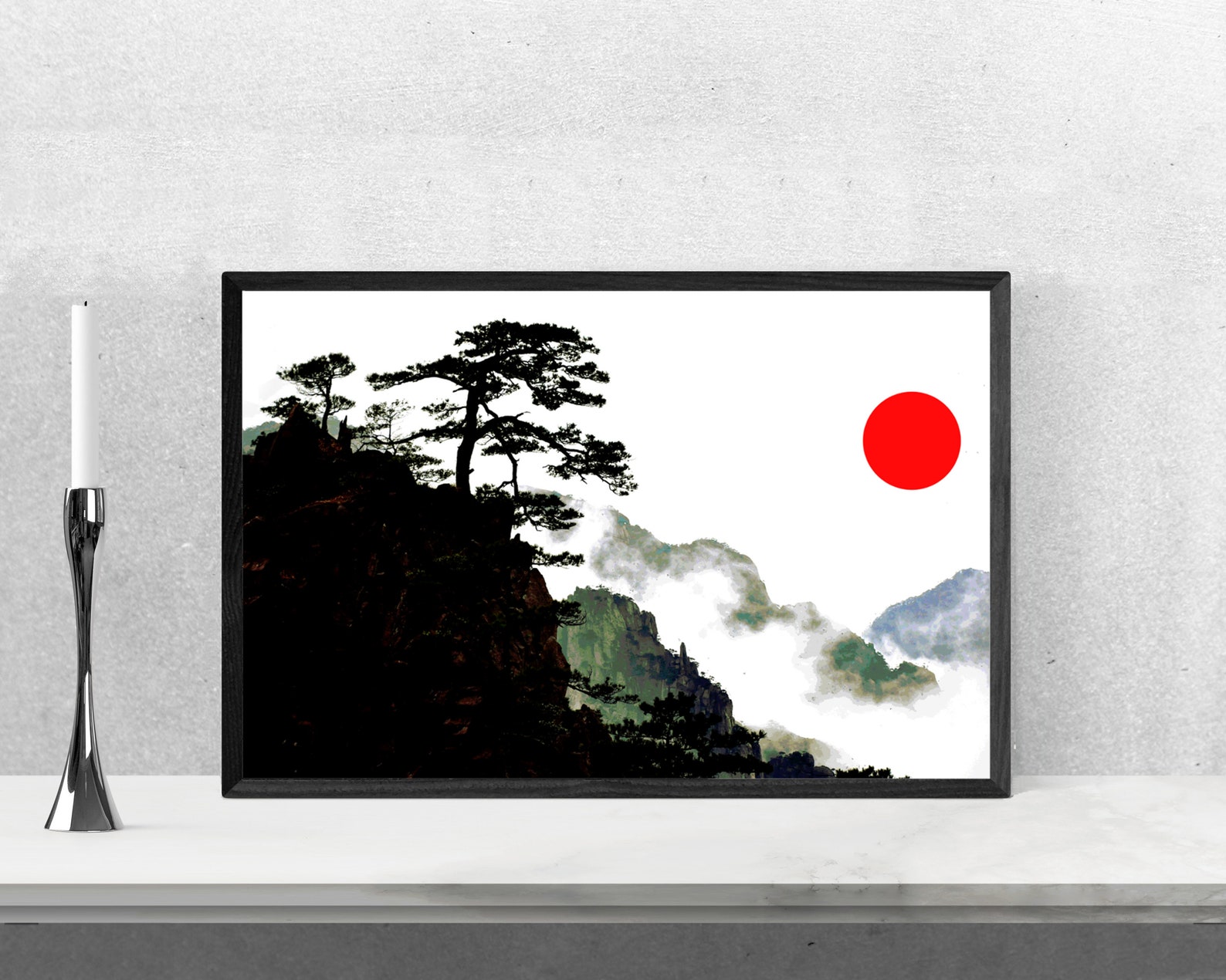 Japanese Wall Art Asian Home Decor Chinese Prints Oriental Etsy