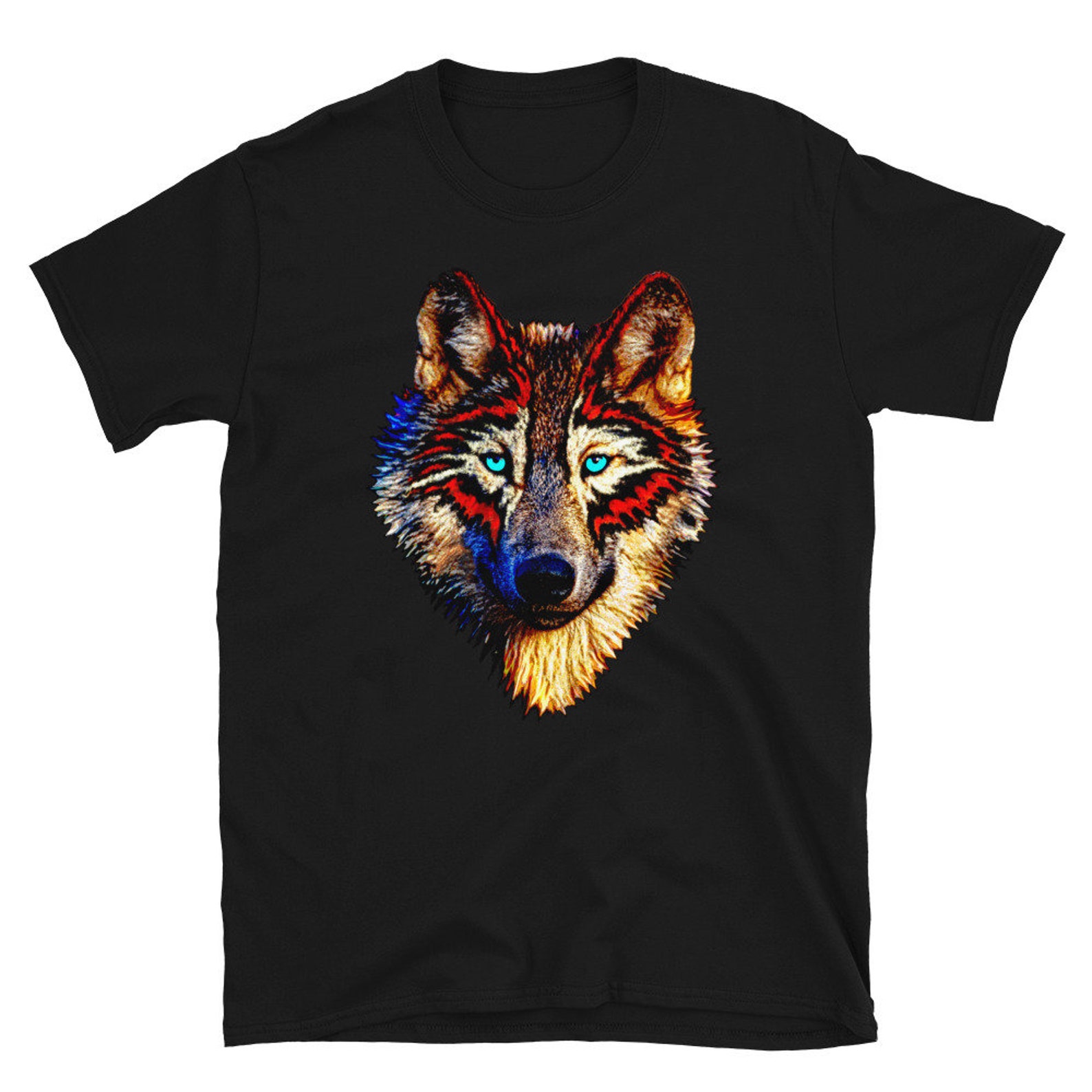 Wolf Shirt Lone Wolf Tshirt Lobo Shirt Wolf Spirit Animal Tee Shaman