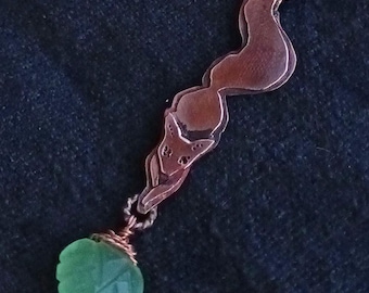 Copper Fox Pendant – Intuitive Spirit Gift For Her – Witchy Pagan Jewelry