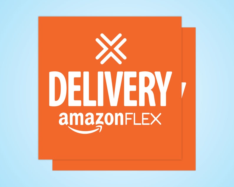 Amazon Flex Delivery Driver Car Stickers Avoid hassle and Etsy