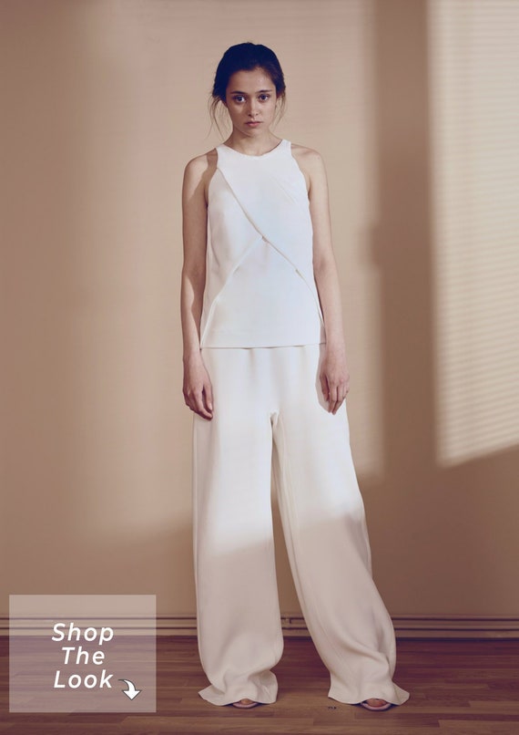 fancy white blouse for wedding