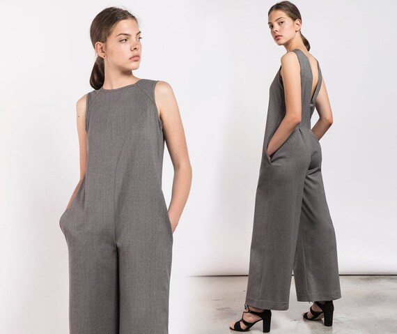 sleeveless jumpsuit in winter