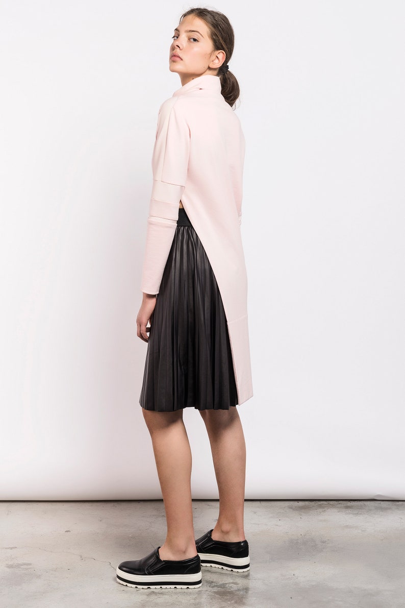 Blush Asymmetric Top Blush Clothing Мodern Мinimalist Etsy