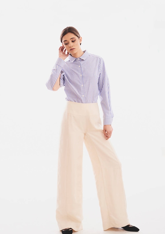 Buy > cream dress pants womens > in stock