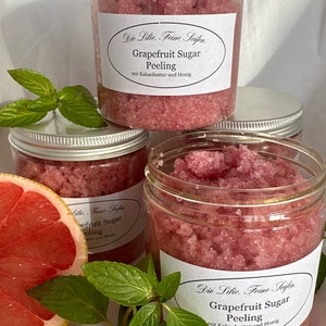 Natural Sugar Honey  Bodyscrub Grapefruit Mint