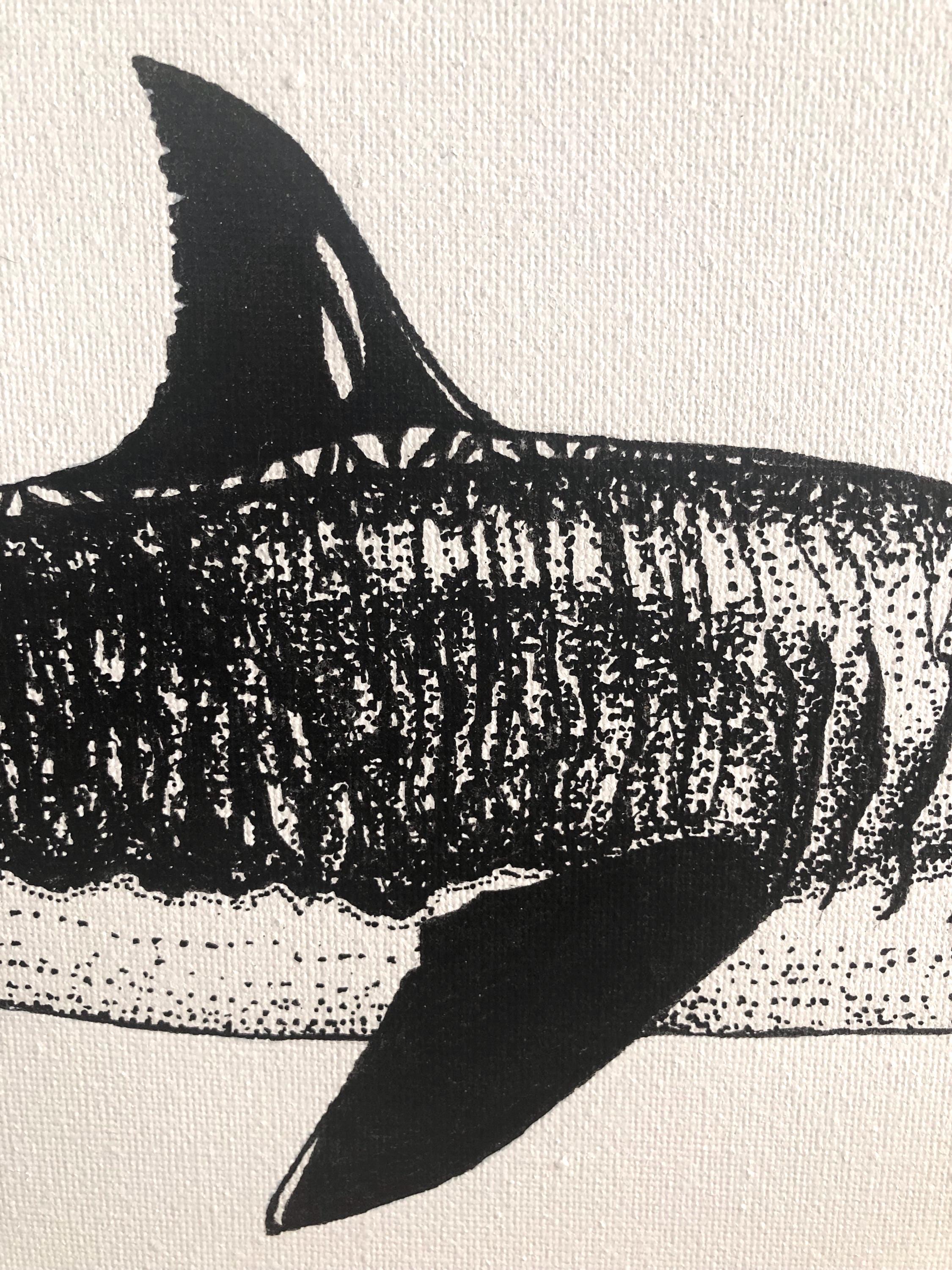 Gran tiburón blanco, dibujo de tiburón a pluma y tinta, impresión de bellas  artes, arte de tiburón realista - Etsy México, image size:2250x3000