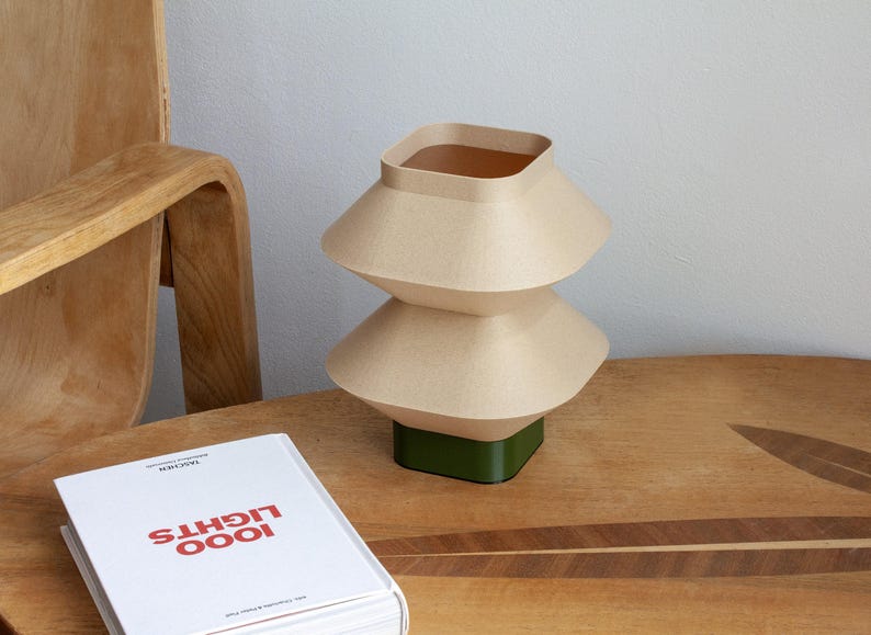 Reading Light Wooden Construction Ambient Lighting Solution Bedside Table Lamp Oak Wood Material Biodegradable Design Eco Friendly Home Decor Modern Aesthetic Appeal Functional Light Source Perfect Bedroom Accessory Desk Lamp Design Studio