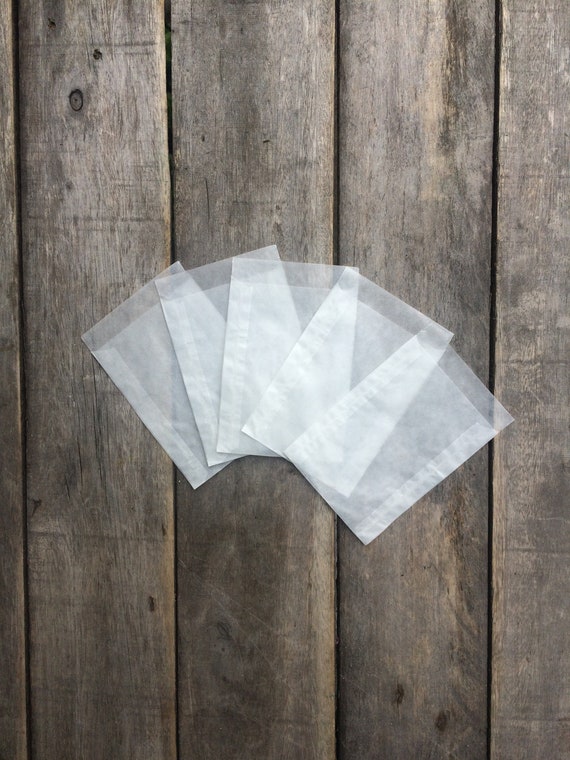 10 Small Glassine Envelopes/Bags Junk Journals Scrapbooking Etsy