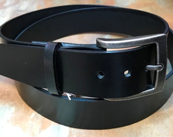 Skórzany pasek,Czarny pasek,Klasyczny czarny skórzany pasek,Pasek do spodni ROZMIARY S-XL, Black leather belt, Leather belt, Belt for Men