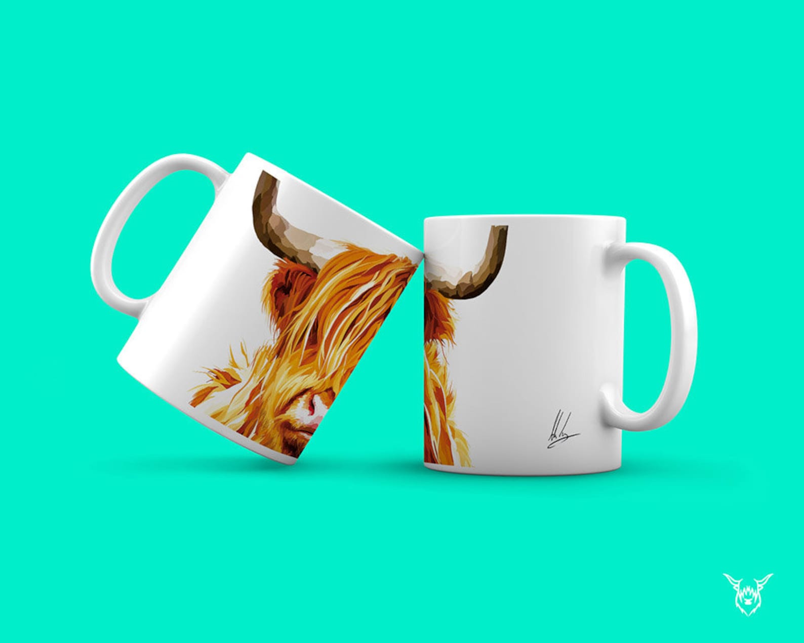 Highland Cow Mug Highland Cow Gift Cow Mug Cow Gift Etsy