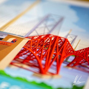 Forth Bridges Print - Three Bridges Print - Edinburgh Art - Travel Art ...