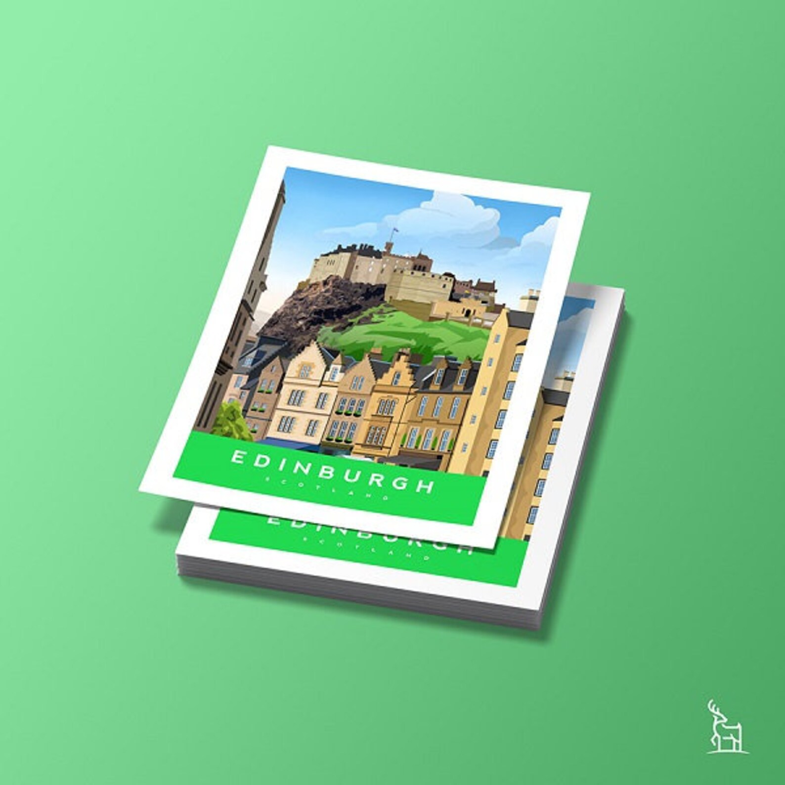 Edinburgh Castle Edinburgh Art Print Edinburgh Art Etsy