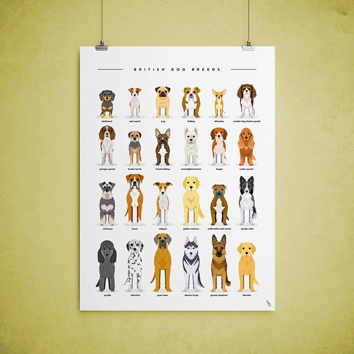 Dog Breeds Print Dog Types Print Dog Poster Dog Breeds - Etsy UK