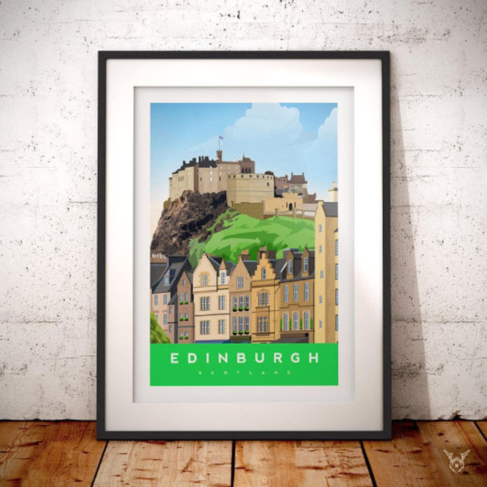 Edinburgh Castle Edinburgh Art Print Edinburgh Art Etsy UK