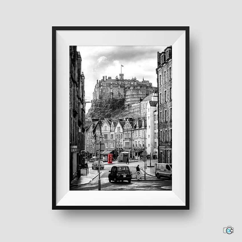 Edinburgh Print Edinburgh Skyline Print Scotland Gifts Etsy