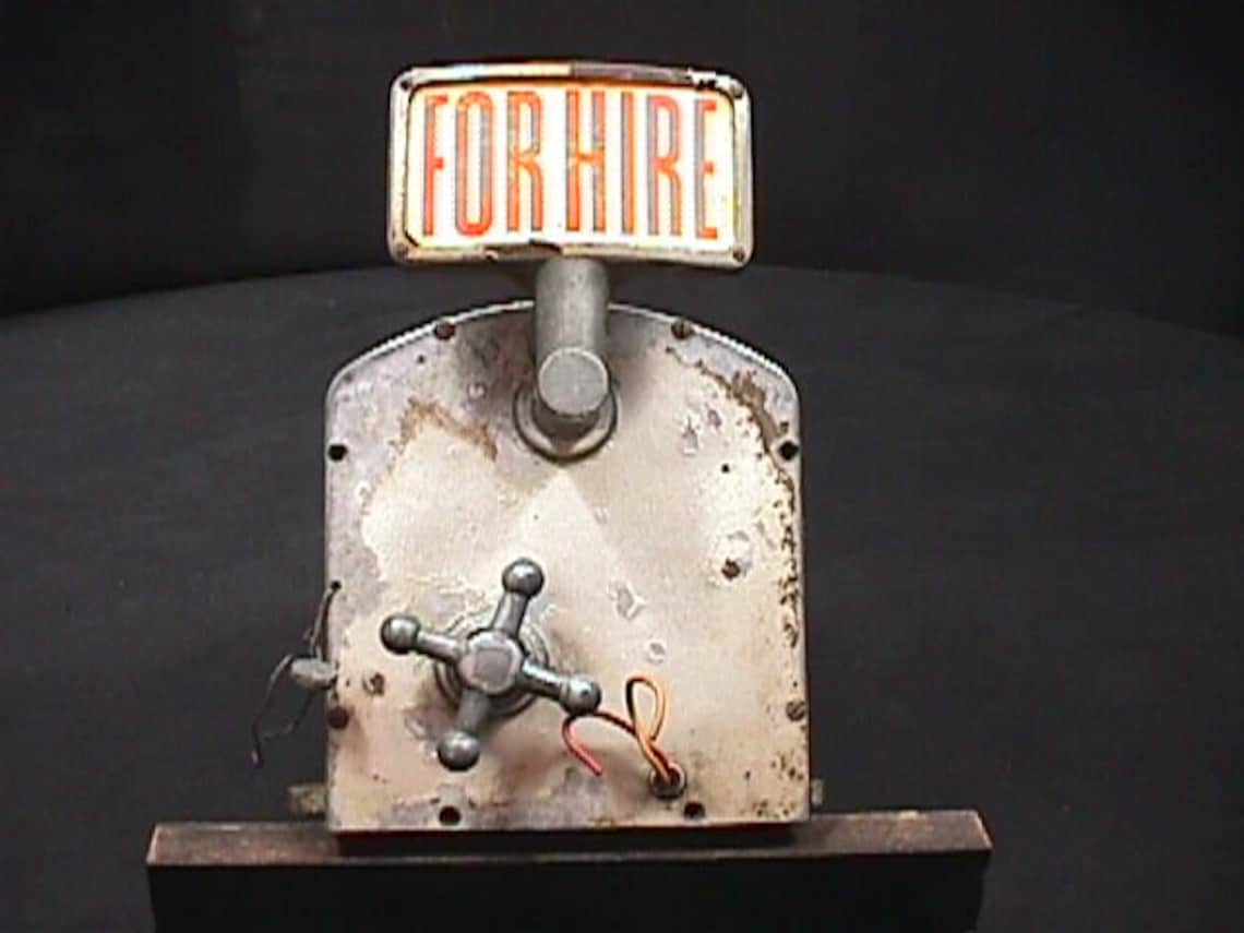 A Vintage Halda Working Taxi Meter from Beverly Hills Ca. Etsy